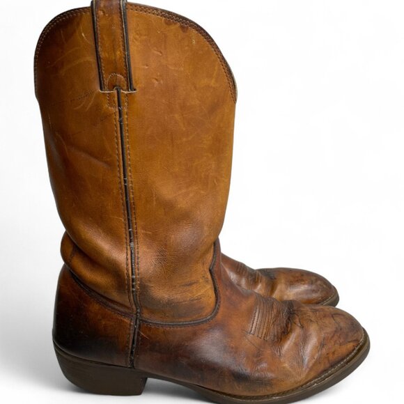 Durango Leather Rambler Western Biker Cowboy Work Boots Men's 12 D - Picture 2 of 10